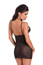 Amira Chemise - Black - Chemise - RubyV Lingerie