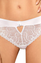 Anuk Brief with Lace in White - Brief - RubyV Lingerie