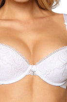 Anuk Push Up Bra with Lace in White - Push Up Bra - RubyV Lingerie