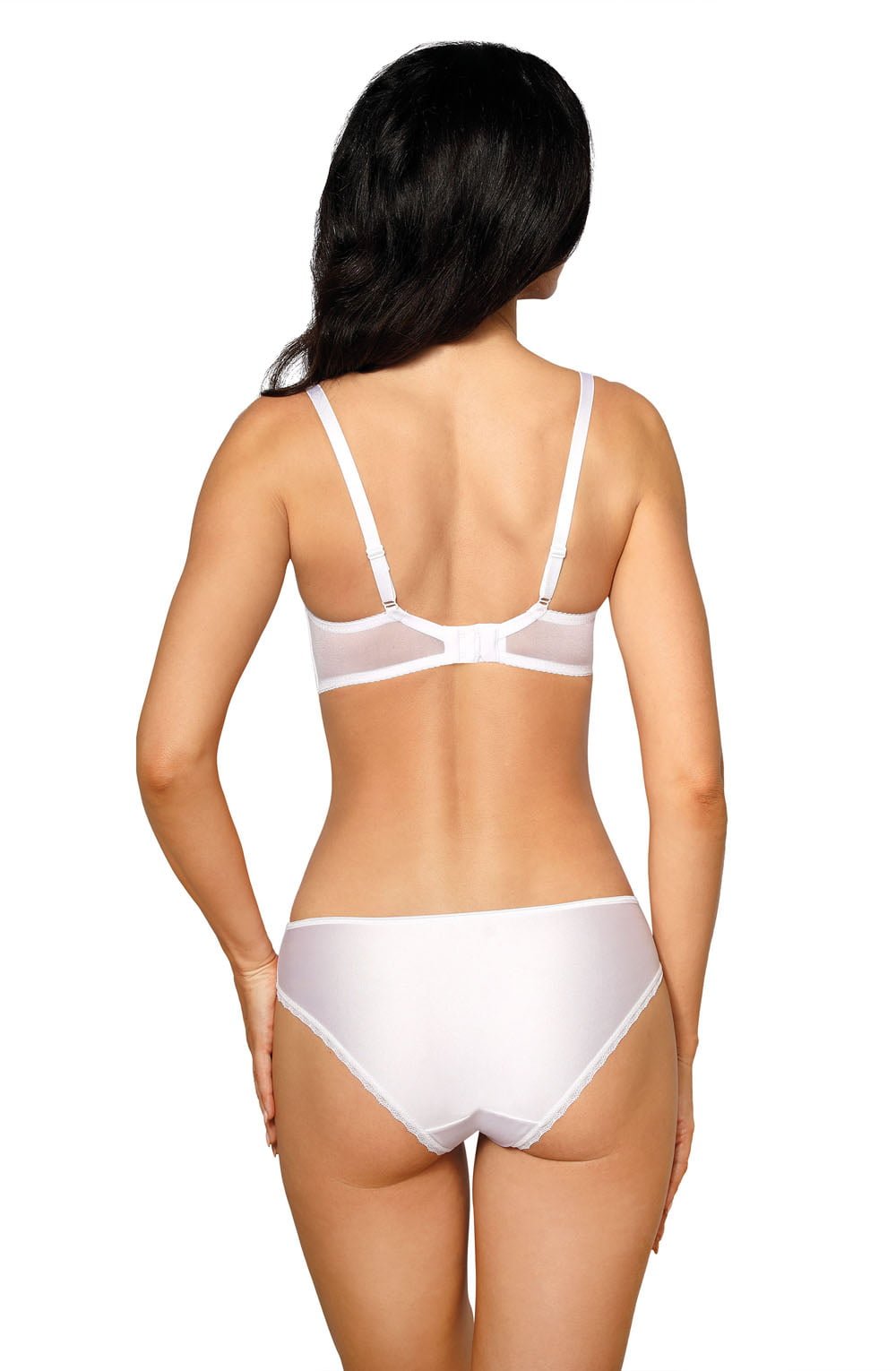 Anuk Soft Cup with Lace in White - Soft Cup Bra - RubyV Lingerie