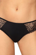 Anuk Thong with Lace Finish in Black - Thong - RubyV Lingerie