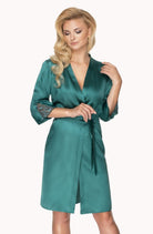 Emerald Dressing Gown - Green - Dressing Gown - RubyV Lingerie