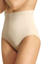 Firm Compression High Waist Shaping Brief - Skin - High Waist Brief - RubyV Lingerie