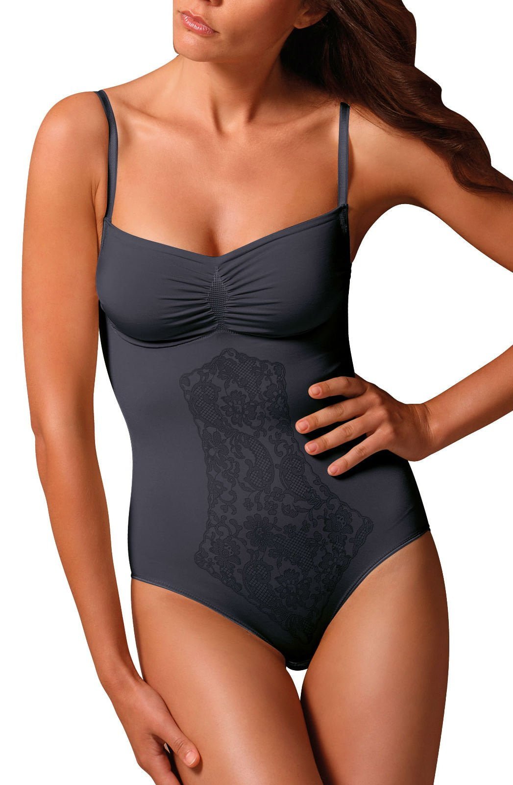 Firm Compression Shaping Body - Nero (Black) - Bodysuit - RubyV Lingerie