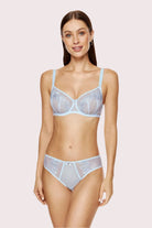 DiscoverFull Brief Feather Lace - Pale BlueatRubyV Lingerie