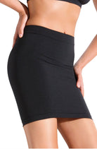 High Compression Shaping Underskirt - Nero (Black) - Half Slip - RubyV Lingerie