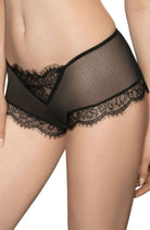 Idrisa Brief with Lace in Black - Brief - RubyV Lingerie