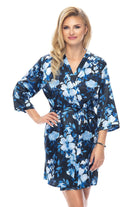 DiscoverJenesis Dressing Gown - Blue FloralatRubyV Lingerie