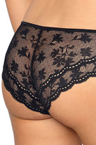 Lagerta Brief with Lace in Black - Brief - RubyV Lingerie