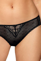 Lagerta Brief with Lace in Black - Brief - RubyV Lingerie