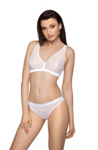 Lisbet Soft Cup Bra - White - Soft Cup Bra - RubyV Lingerie