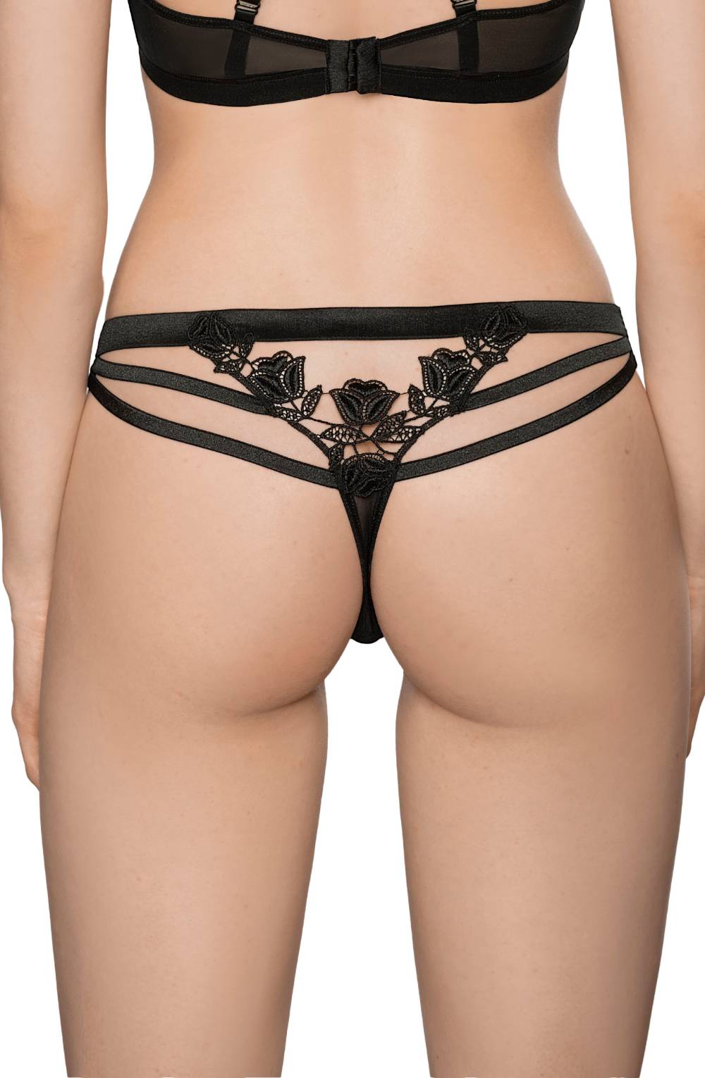 Lisbet Thong - Black - Thong - RubyV Lingerie