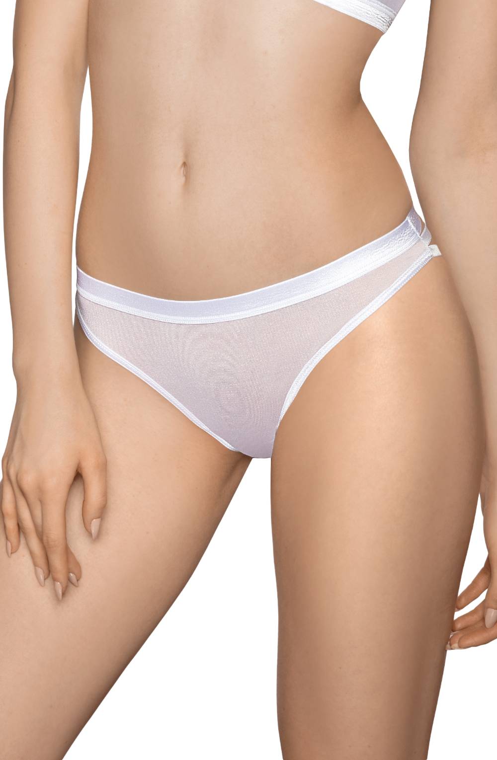 Lisbet Thong - White - Thong - RubyV Lingerie