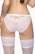 Malani Brief with Lace in White - Brief - RubyV Lingerie