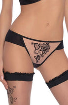 Mehendi Brief in Black - Brief - RubyV Lingerie