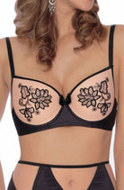 Mehendi Push Up Bra in Black - Push Up Bra - RubyV Lingerie