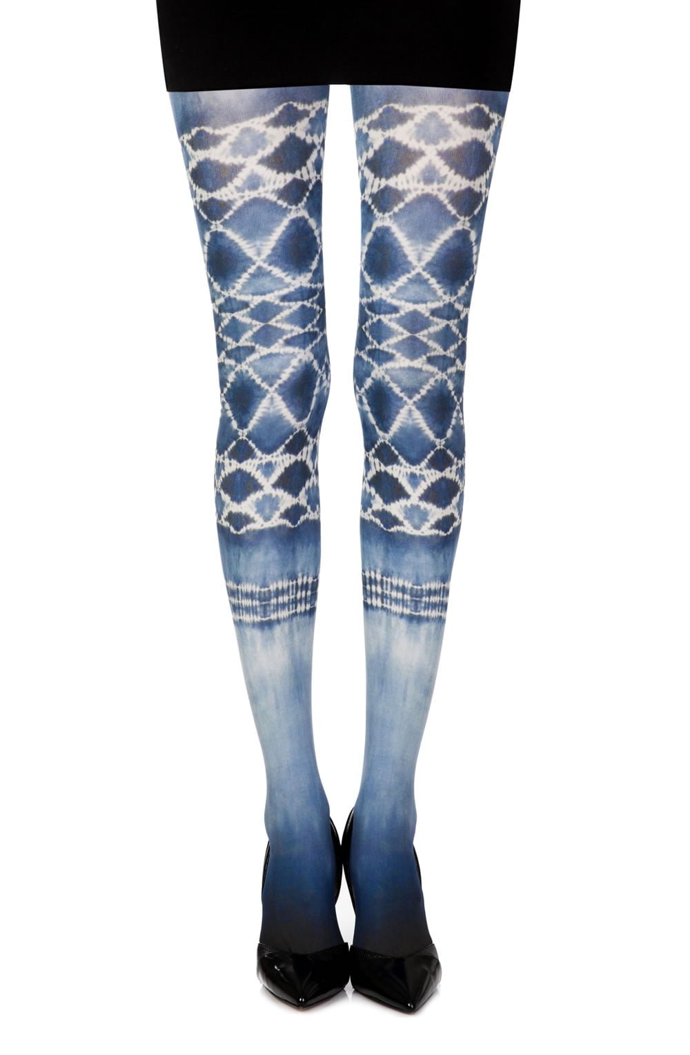 Sea World Print Tights - White/Multi - 120 Denier - Print Tights - RubyV Lingerie