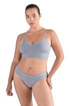 Seamless Bralette - Storm Grey - Bralette - RubyV Lingerie