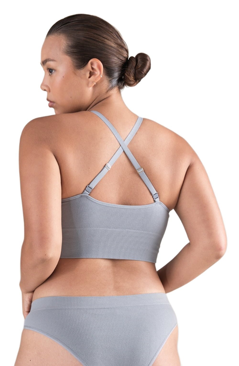 Seamless Bralette - Storm Grey - Bralette - RubyV Lingerie