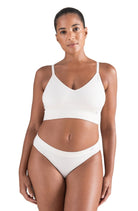 Seamless Bralette - White Sand - Bralette - RubyV Lingerie