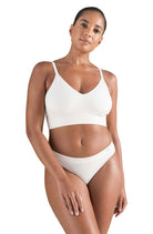 Seamless Bralette - White Sand - Bralette - RubyV Lingerie