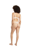 Sheer Deco Barely There Thong - Blush Pink - Thong - RubyV Lingerie