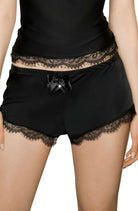 Sija Shorts with Lace in Black - Short - RubyV Lingerie