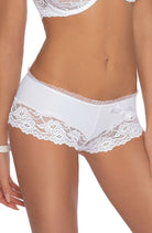 Sisi Short with Lace in White - Short - RubyV Lingerie