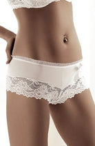 Sisi Short with Lace in White - Short - RubyV Lingerie