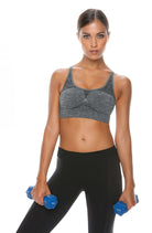 Sports Bra - Melange (Grey) - Sports Bra - RubyV Lingerie