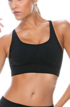 Sports Bra - Nero (Black) - Sports Bra - RubyV Lingerie