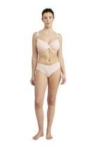 Stretch Mid Rise Waist Brief - Blush Pink - Brief - RubyV Lingerie