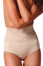 Strong Compression High Waist Shaping Brief - Skin - High Waist Brief - RubyV Lingerie