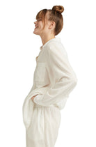 The Midi Shirt Organic Cotton - White - Sleepshirt - RubyV Lingerie