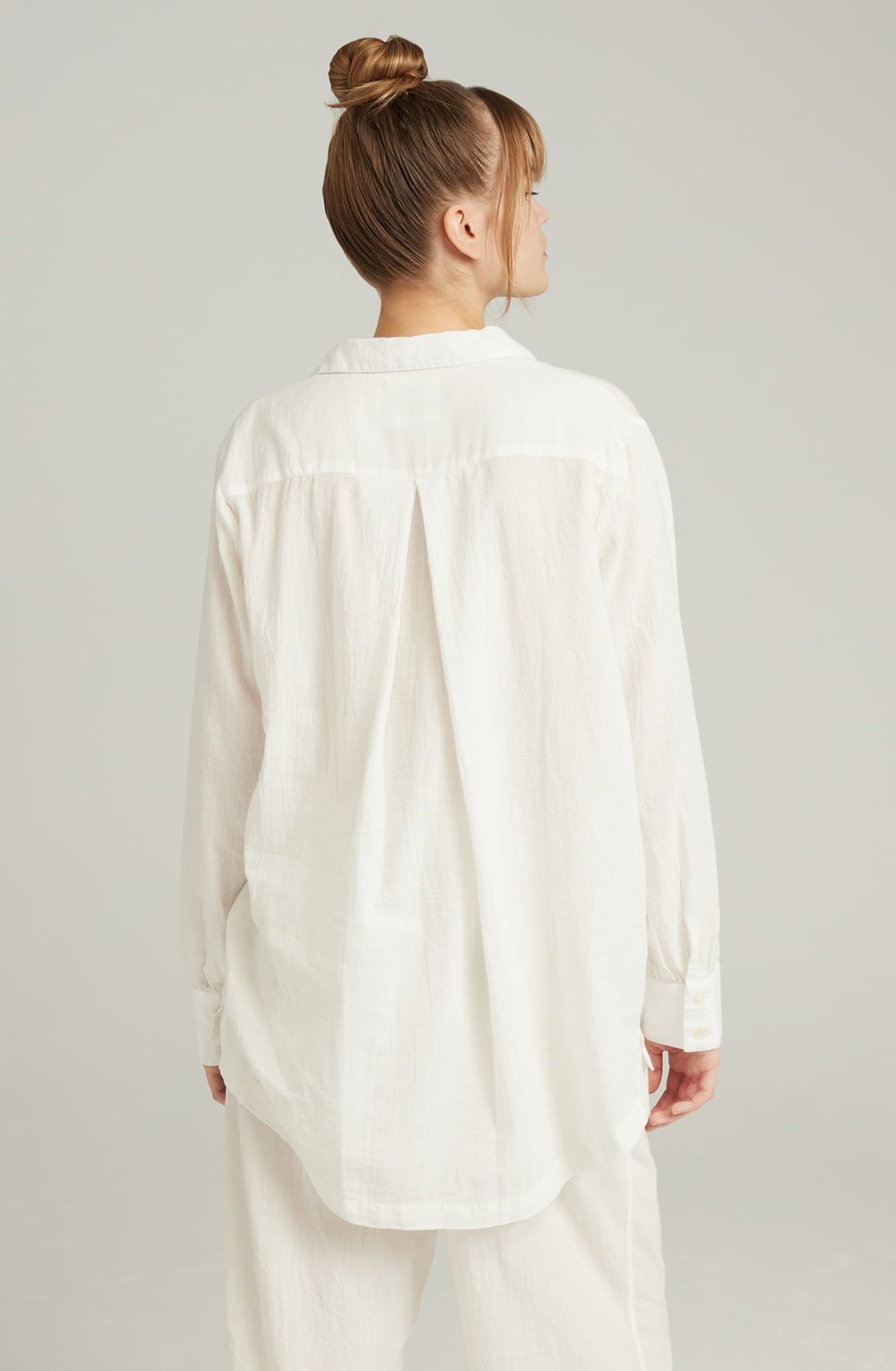 The Midi Shirt Organic Cotton - White - Sleepshirt - RubyV Lingerie