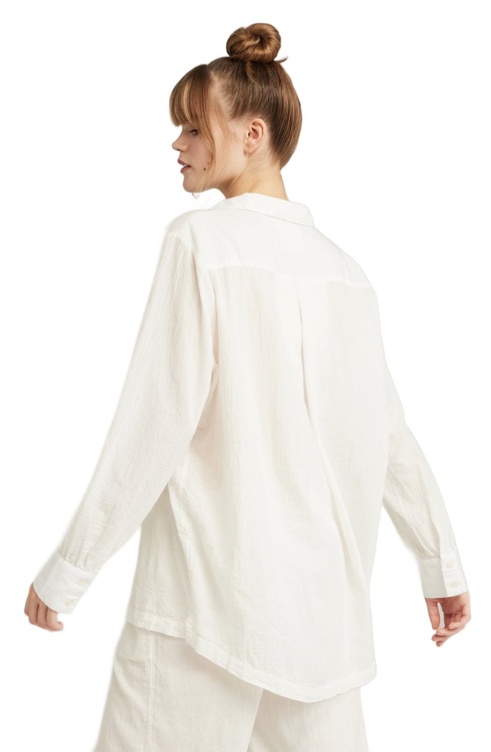 The Midi Shirt Organic Cotton - White - Sleepshirt - RubyV Lingerie