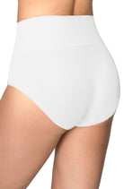 Tummy Control Culotte Midi Brief in White