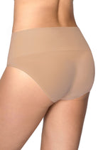 Tummy Control Midi Brief in Skin