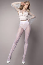 White Tights 582 - Tights - RubyV Lingerie