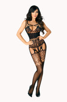 Yolanda Bodystocking - Black - Bodystocking - RubyV Lingerie